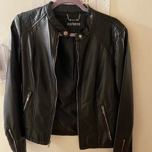 Express faux leather jacket